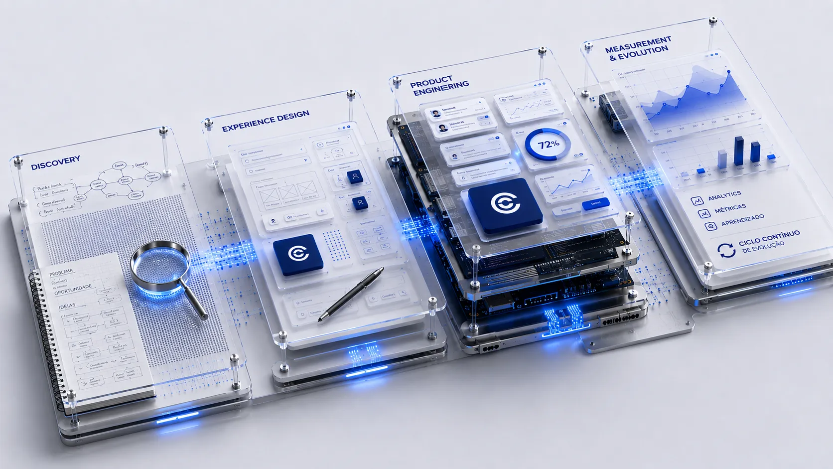 Conceptual illustration of Digital Products